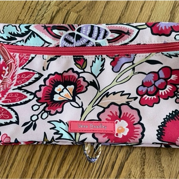 Vera Bradley Teal Paisley and Pink Floral Pouches - Picture 2 of 8